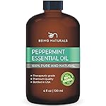Peppermint Essential Oil - Huge 4 FL OZ - 100% Pure & Natural - Premium Natural Oil with Glass Dropper (Peppermint Oil)