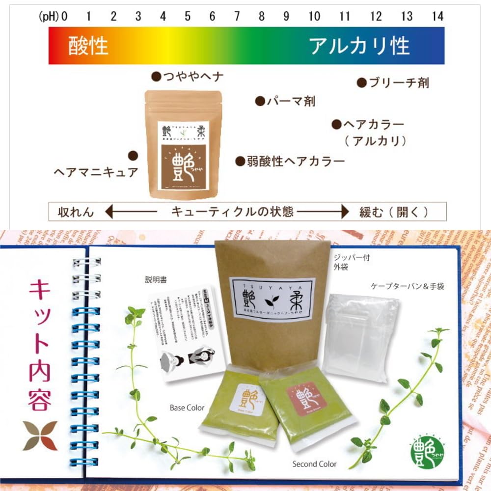 Amazon | つややヘナ AAAランクヘナ フルオーガニックヘナ 白髪染め