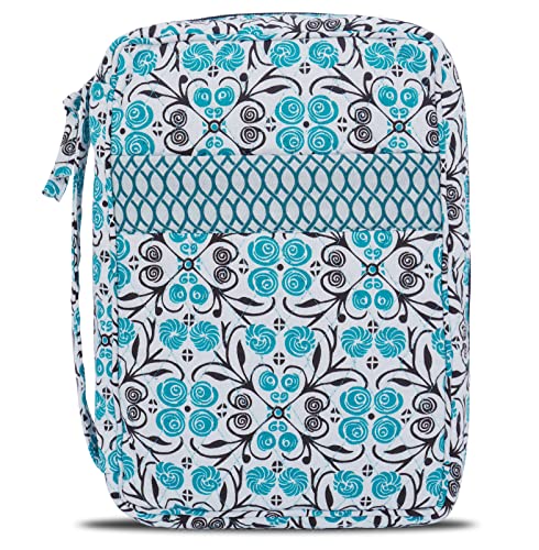 Image of DIWI Quilted Cotton Bible Cover Bible Case Book Bag Large Sizes 10 X 7 X 2.75 Inches (C1 Green Lollipops, Large)