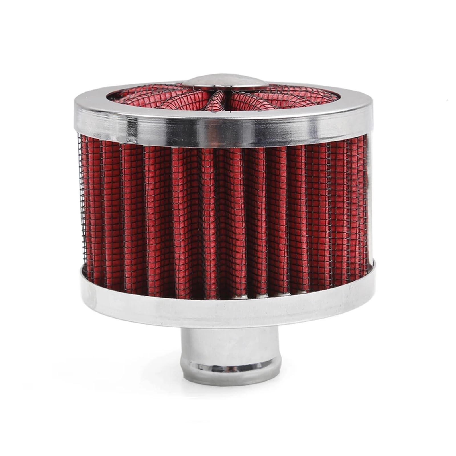 Cabin Filter Cover 23mm Car Air Filter For Motorcycle Cold Air Intake Flow Crankcase Vent Cover Respirator Filters OFI064 Conditioning Filter Cover(Red)