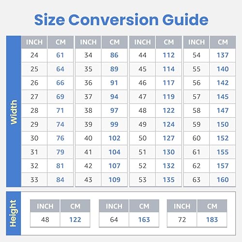 Miniatura 3 de Persianas y persianas enrollables de cebra sin cordones básicas, inalámbricas, blancas, 47 pulgadas de ancho x 64 pulgadas de alto de doble capa