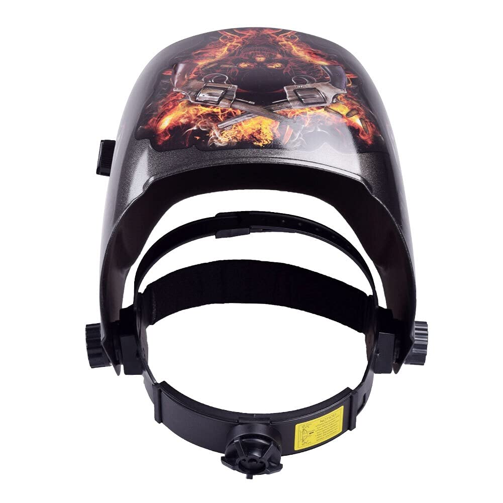 Máscara de soldadura, casco de soldadura, máscara de soldador, casco de soldadura máscara de soldadura eléctrica casco oscurecimiento automático lente de soldadura ajustable soldadura electricista equ
