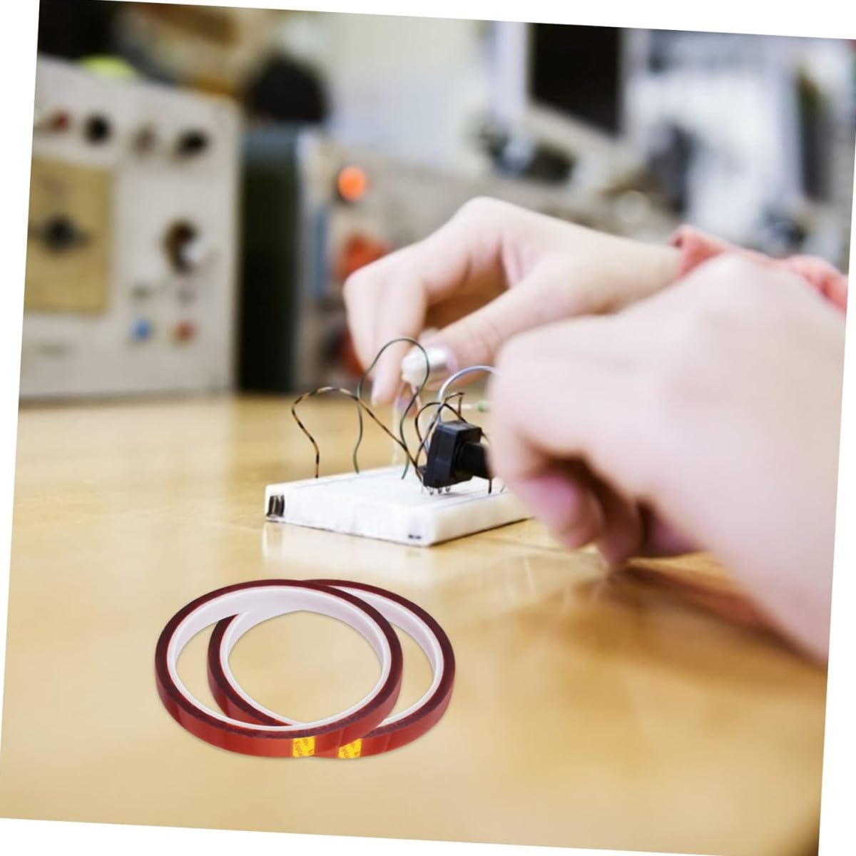 Nastro Kapton Per Alte Temperature - 3 Larghezze (5mm,10mm,15mm) X 33m | Per Elettronica E Stampanti 3D - Foto 2