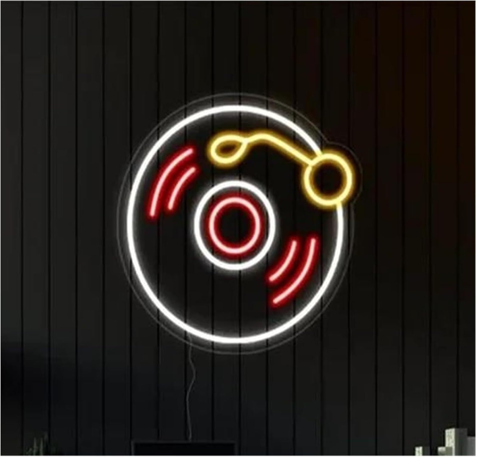 Zynther Neon lamp Colorful Letters Interior Lighting Neon Sign Recording Studio DJ Vinyl Record Wall Decor(3)