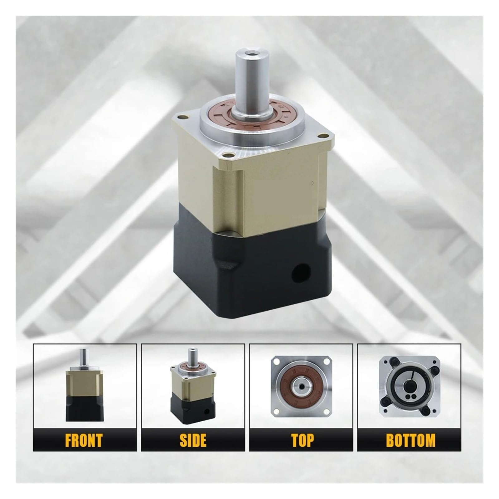 Drehzahlreduzierer, Schräggetriebe, Planetengetriebe, PGH60-L1SW/L2SW, 14/16 mm Achse für 57 Schrittmotor oder 60 Servo-Übersetzung, 3 bis 100 Getriebe (15, passend für 57 Stepper)