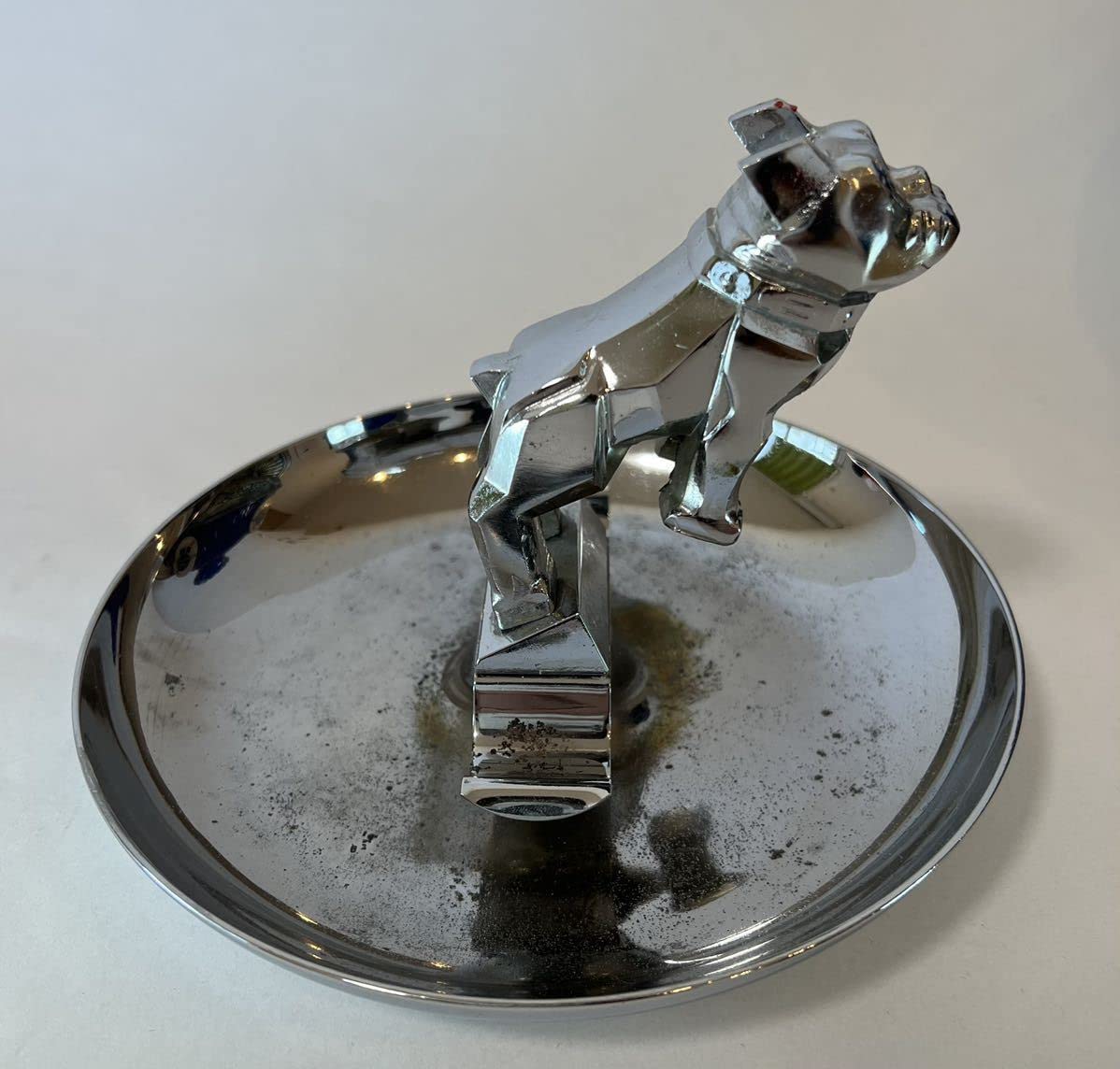 1970's MACK マック トラック ブルドッグ ビンテージ 灰皿 鉄製 犬