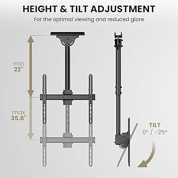 テレビ TREETOP ZeboZap Motorized Flip-Down TV Mount for Patios & Gazebos