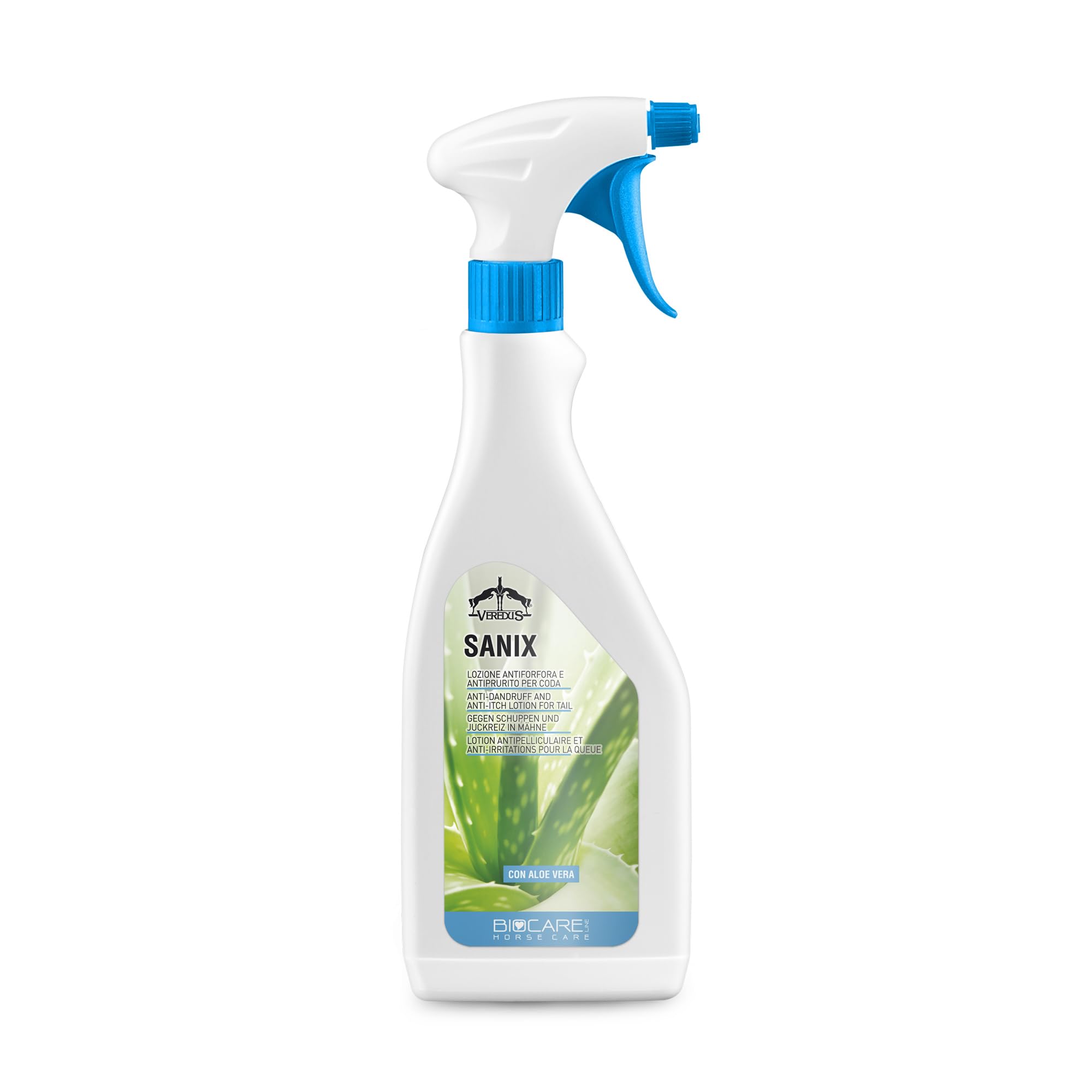 Veredus, lozione antiforfora e antiprurito Sanix, adatto per coda e criniera - formato da 500ml