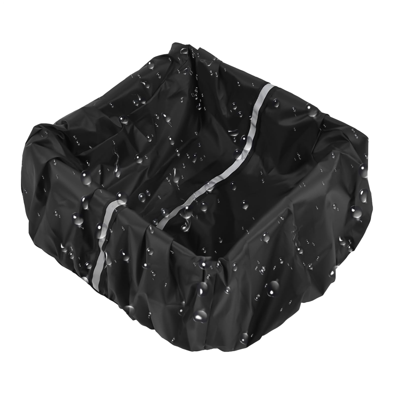 Cubierta de lluvia para cesta de bicicleta contra el agua y bloqueo de desechos