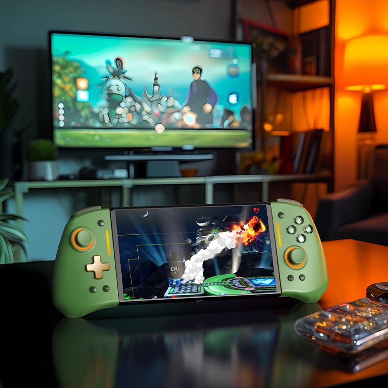 NYXI Hyperion Pro attached to Nintendo Switch OLED