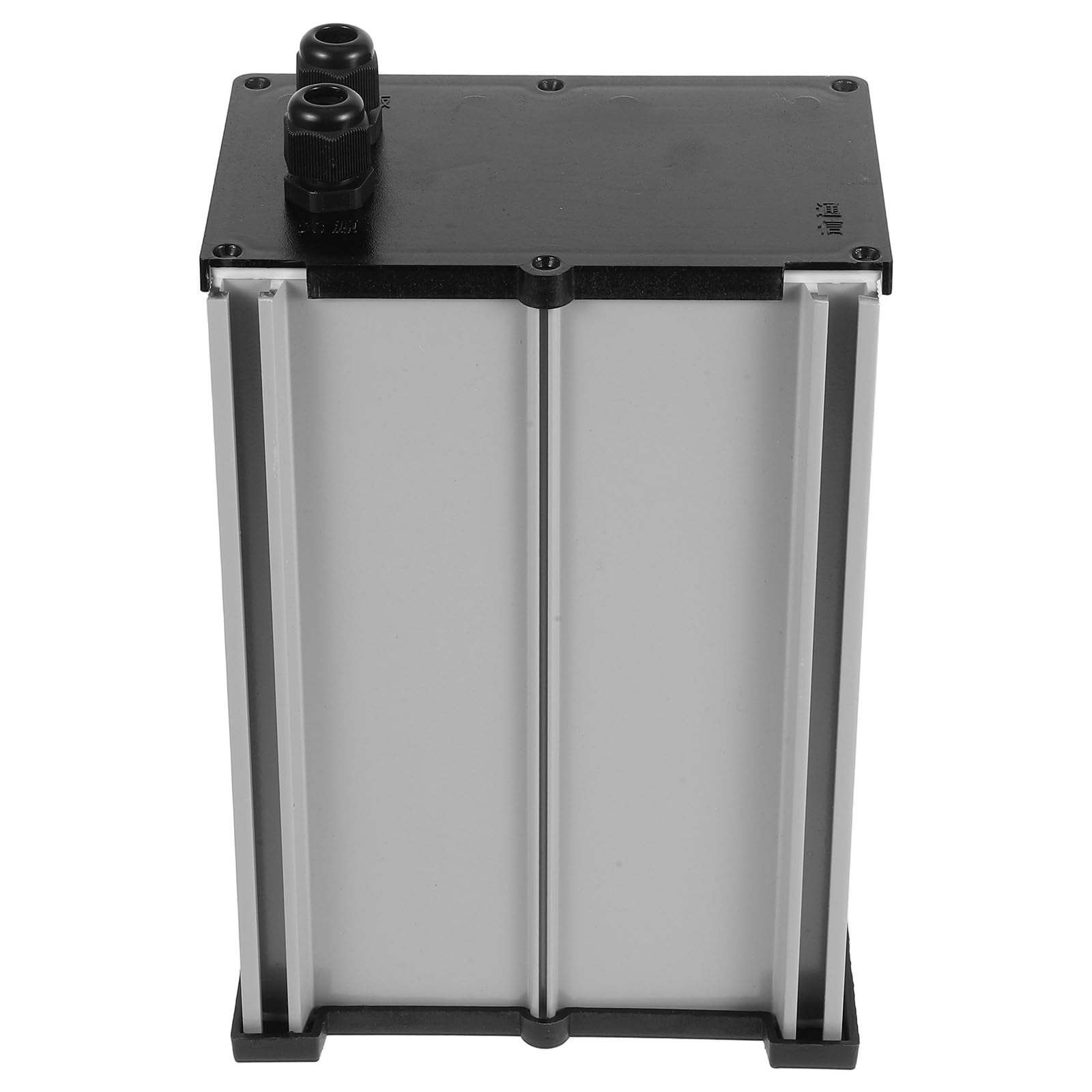 Boîtier Étanche de Rangement pour Batterie Lithium avec Couvercle, Boîtier Robuste en Plastique Argenté pour Stockage D’énergie Solaire, Organiseur Compact pour Éclairage