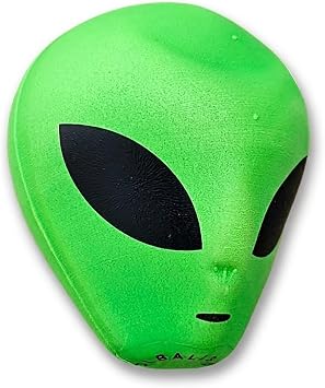 Green UFO Alien Area 51 Car Antenna Topper Decor Auto Accessory - Fits Thin Style Antenna