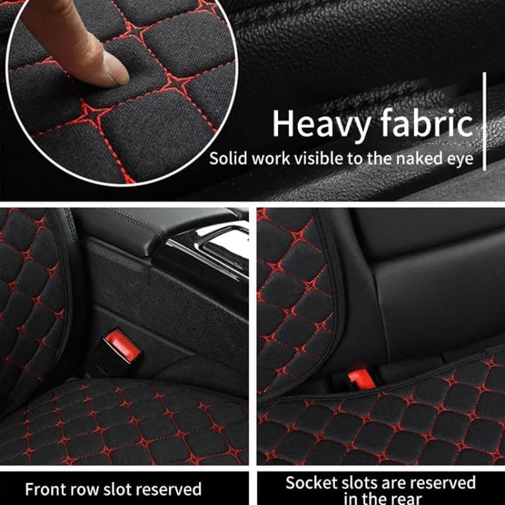5 Places Housse Siege Voiture pour Renault Scenic/Grand Scénic/Xmod IV III II I J9 R9 JZ JM JA 2000-2024 Housse De Protection Respirante en, Ensembles de Housses de Siège Imperméable,Black