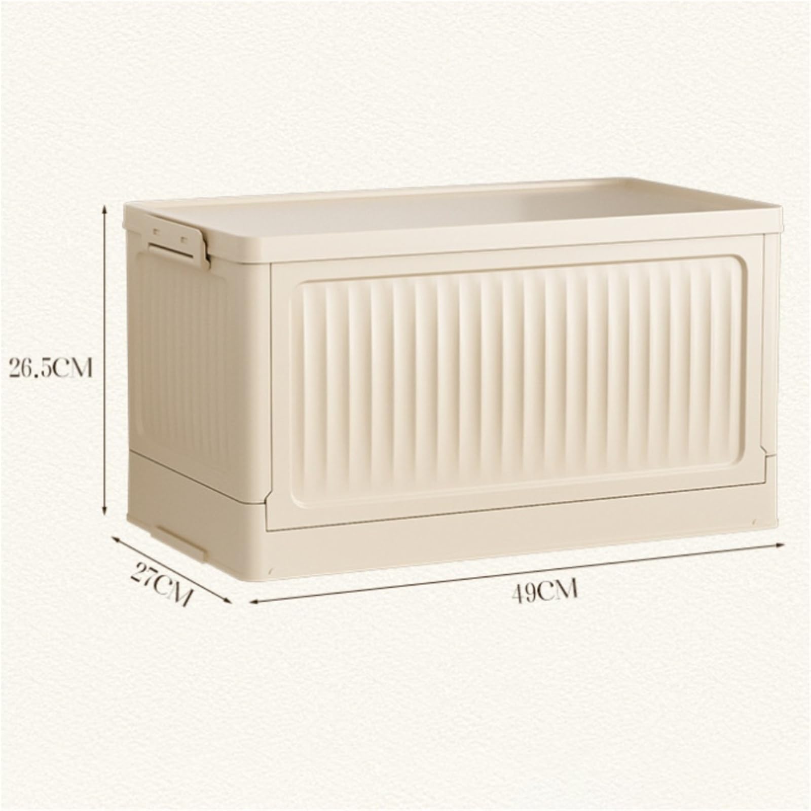 1 pieza caja de almacenamiento plegable de gran capacidad con tapa