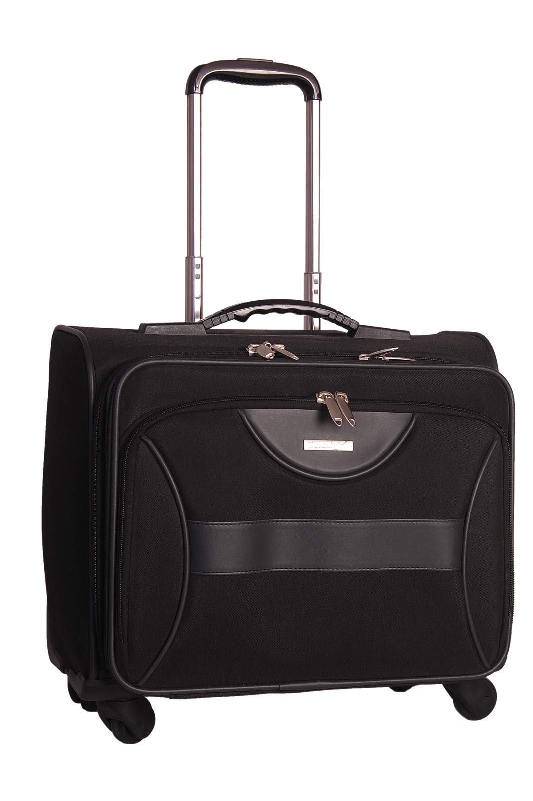 Eurostyle 4 Wheels 55 Liters Black EVA Laminated Polyester Laptop Roller Case Check in Luggage Cabin Trolley Bag (7091) (B0796QLY52) Amazon Price History, Amazon Price Tracker