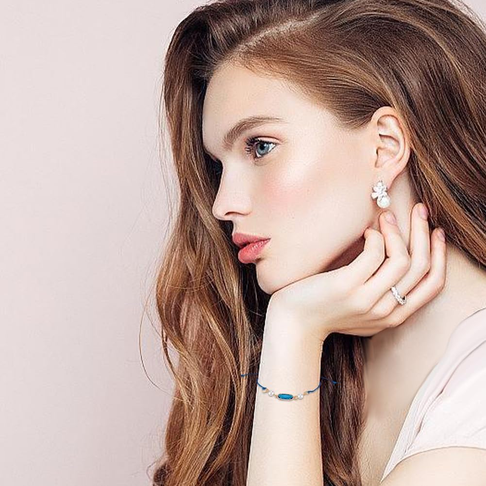 DELORIGIN 50pcs 10Colors DIY Bracelet Half-Finished Jewelry Making Cord Waxed Bracelets Beaded Adjustable Rope Thread with Steel Jump Rings for Jewelry Making Friendship Bracelet - Image 5