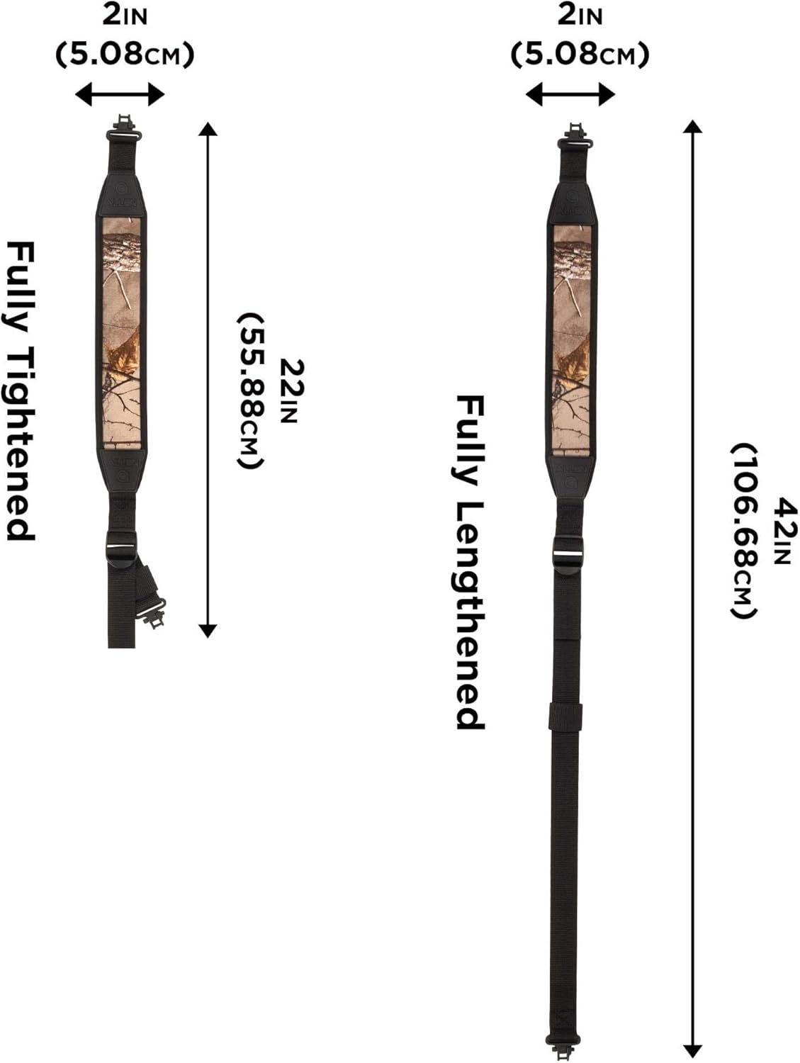 Allen Cascade Neoprene Rifle Sling with Swivels