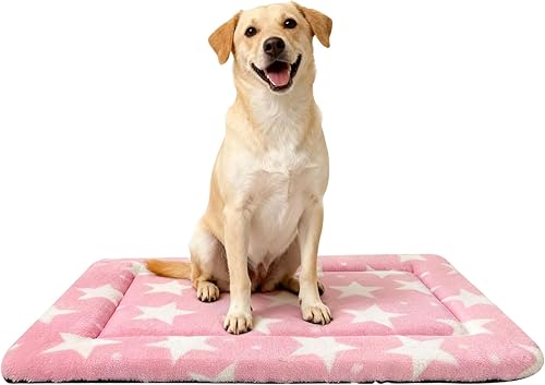 Miniatura 18 de Cama para Perros Lavable de Felpa Ortopédica para Exteriores Alfombrilla de Jaula con Fondo Antideslizante, Almohadilla Suave de Lujo para Perrera 4