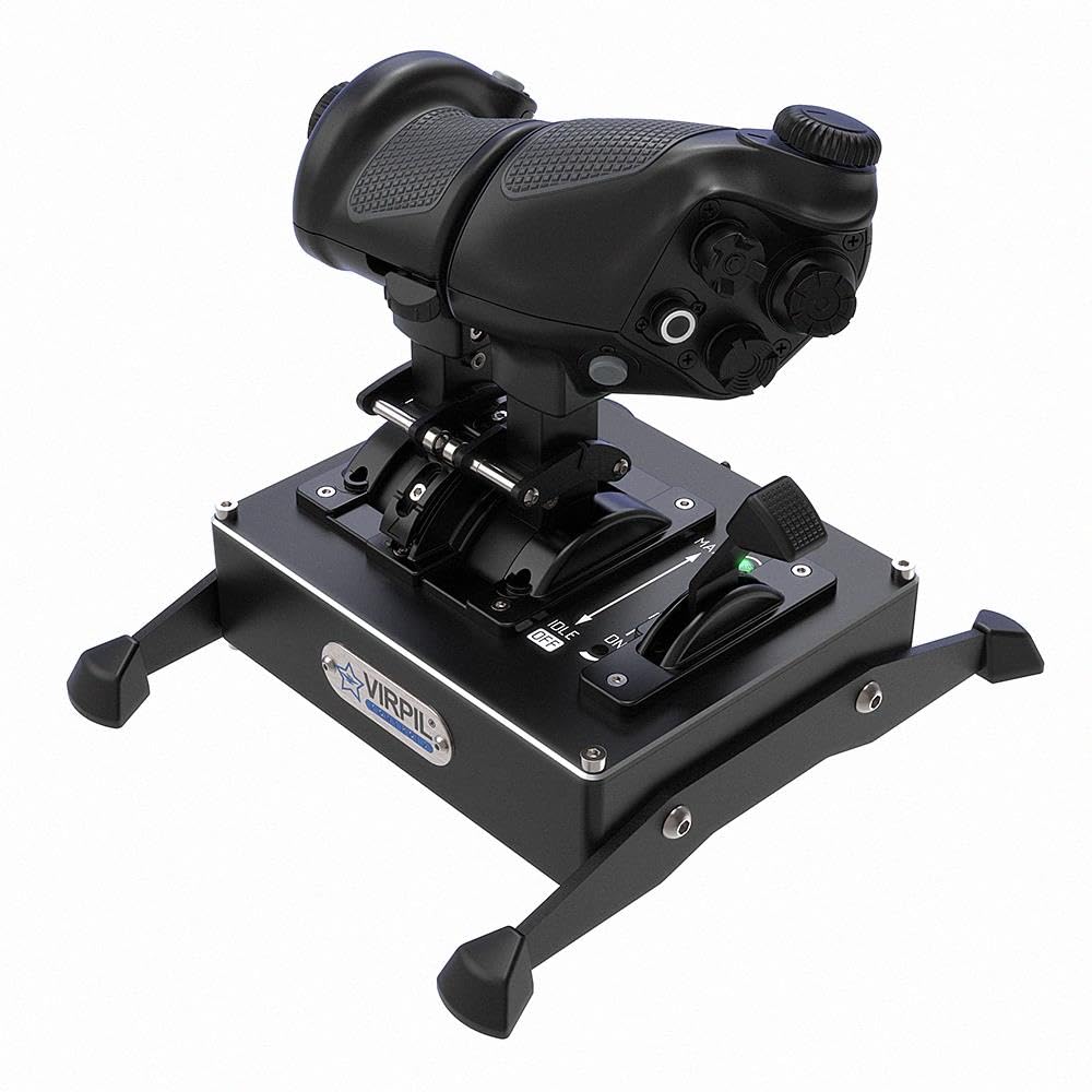 VIRPIL Controls CDT-VMAX Throttle Zweimotoriger Gashebel Flugsimulator-Steuerungssystem PC