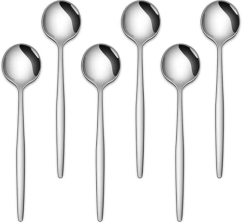 5.1 Inches Stainless Steel Coffee & Tea Spoon,6-Piece Cute Mini