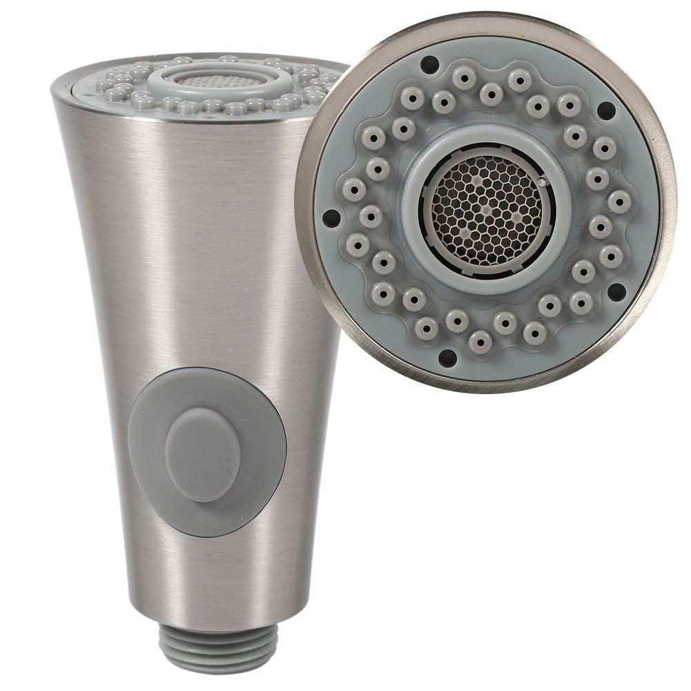 Wasserhahn Ersatz Brausekopf Küchenbrause Geschirrbrause Spray Kopf Bad Küche Pull Out Spray Kopf Ersatzteil Wasser sparen Bubbler Anti Splash Chrom Küchenarmatur Brause Handbrause Chrom Geschirrbrau