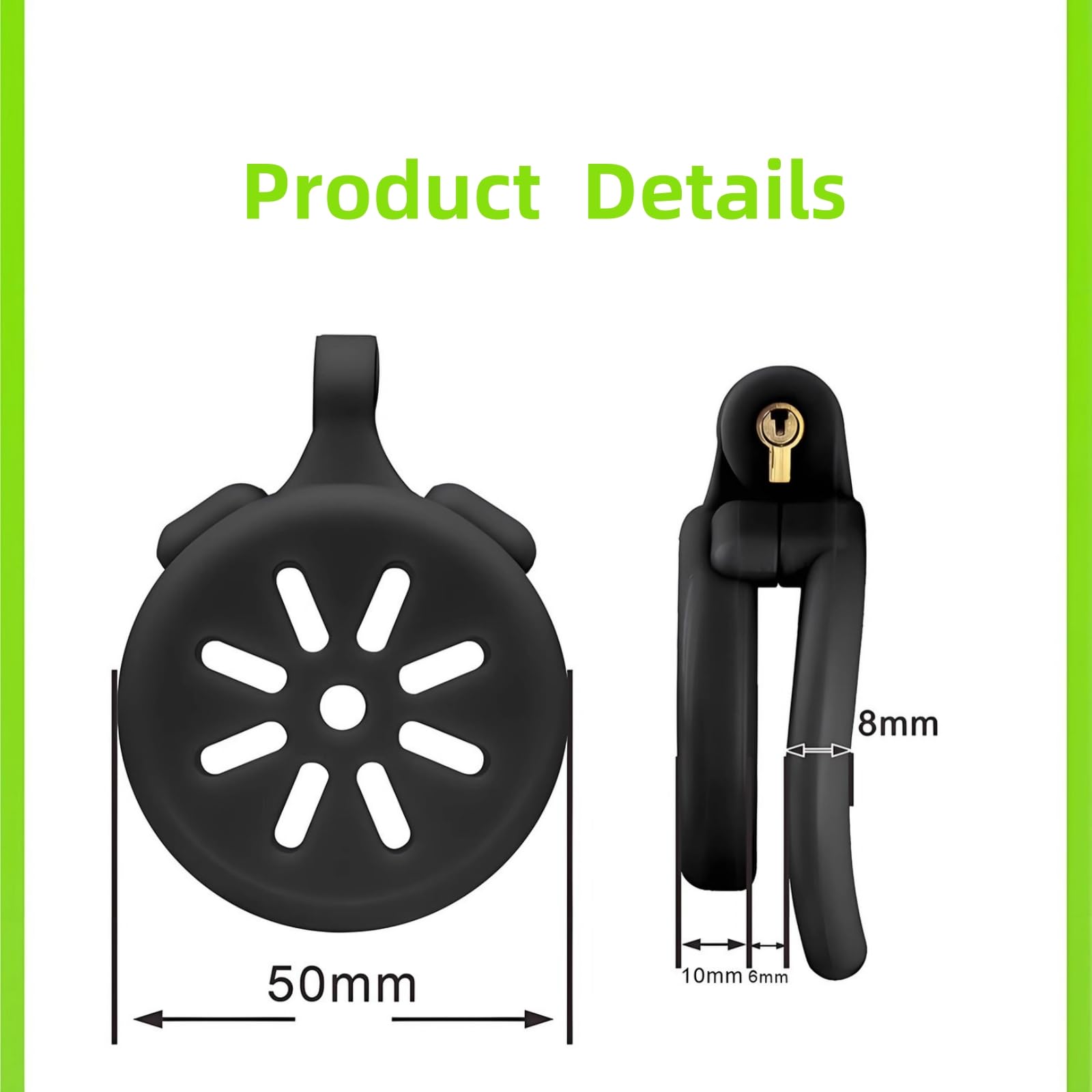Generico Uomo Resina Fitness Protezione Gabbia Leggera, Accessori Rimovibili, Combinazioni Multiple-A377IT