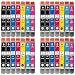 Produktbild Go Inks Set mit 6 schwarzen Tintenpatronen als Ersatz für Epson T2438 + T2431 (24XL Serie) kompatibel/Nicht-OEM für Epson Workforce Drucker (28 Tinten), hohe Kapazität (XL)