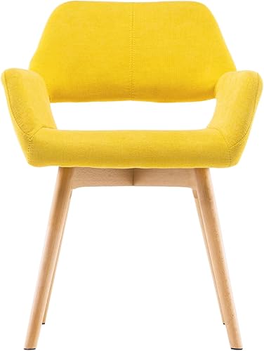 Miniatura 89 de Juego de 2, 4 y 6 sillas modernas, cómodas, decorativas, tapizadas en tela para cocina, comedor, sala, dormitorios, sala de espera, de escritorio