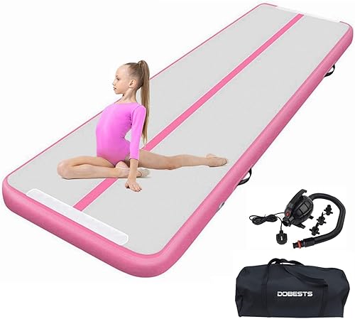Miniatura 1 de Air Tumbling Track Gymnastics Mat Inflatable 10ft 13ft 16ft 20ft Tumble Mats 48 Inch Thickness Air Roller Gymnastics Barrel Back Handspring