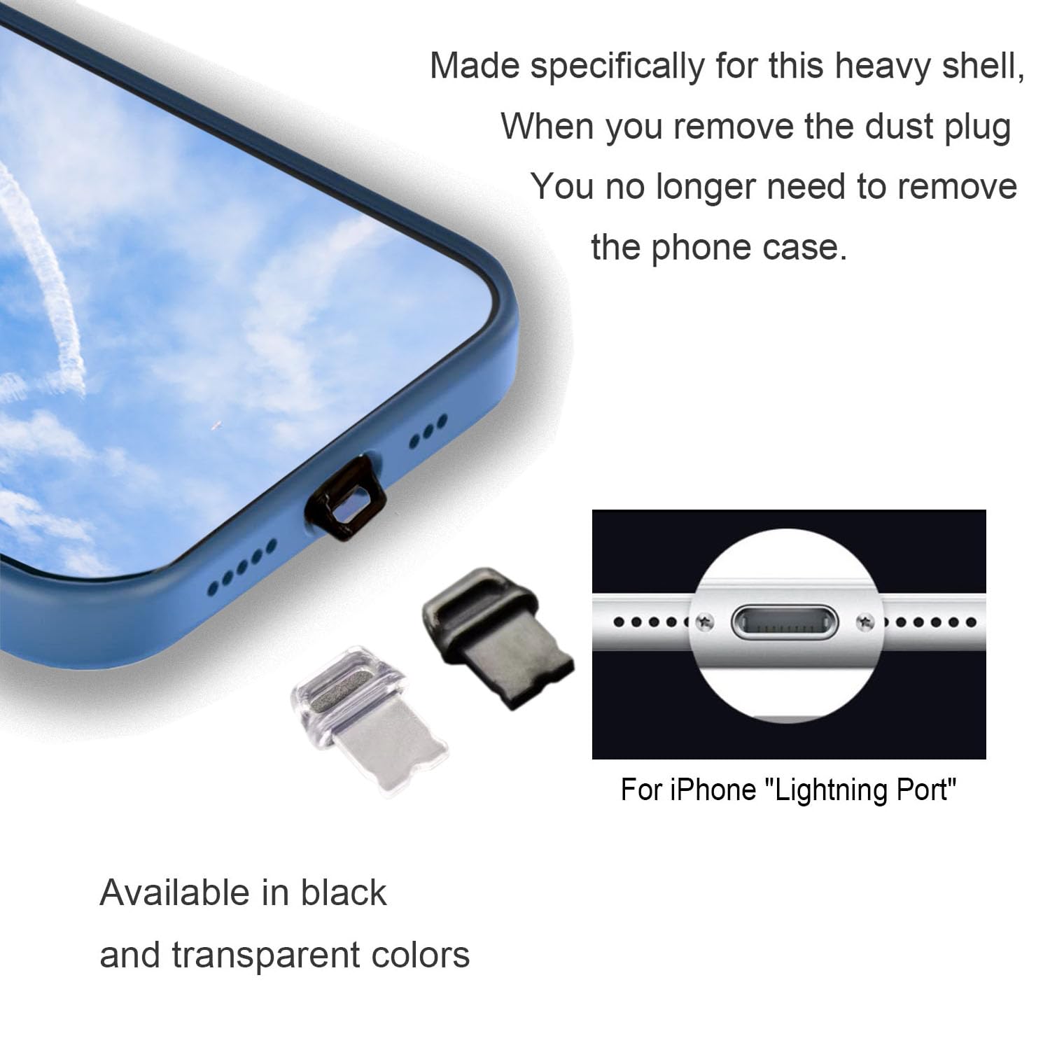 Usb C Lightning Port Dust Plug Lightning Port Iphone No Charger