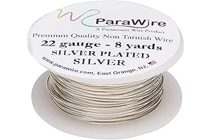 Parawire Silver-Plated Copper Craft Wire for Jewelry Making