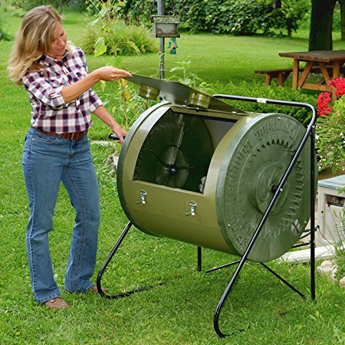 Mantis Ct02001 Compact Compostumbler, 88 Gallons, Red #TOP2