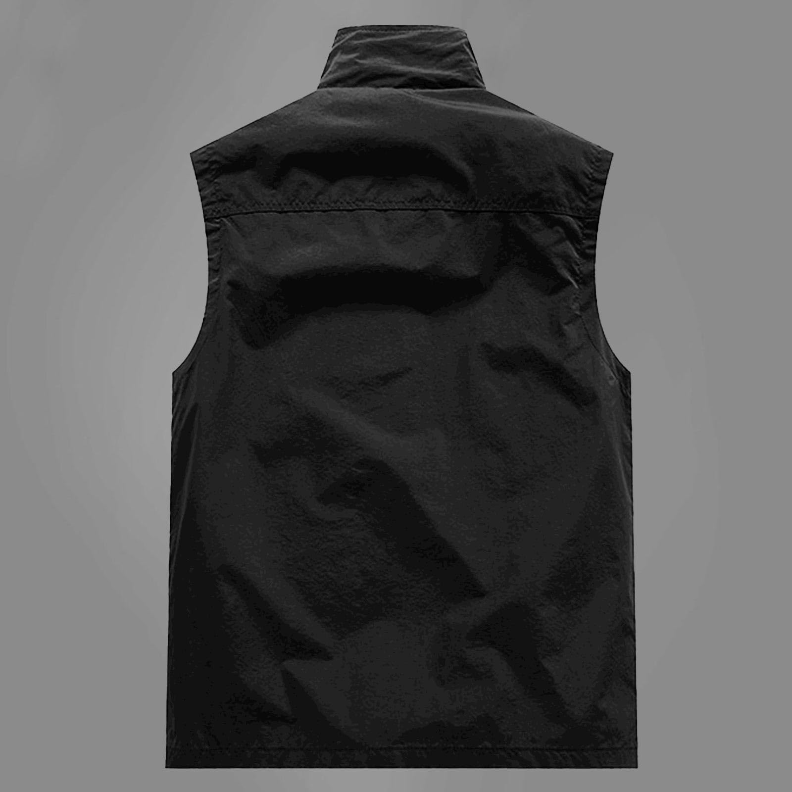 Gilet estivo da uomo, leggero, in lino, colore: bianco