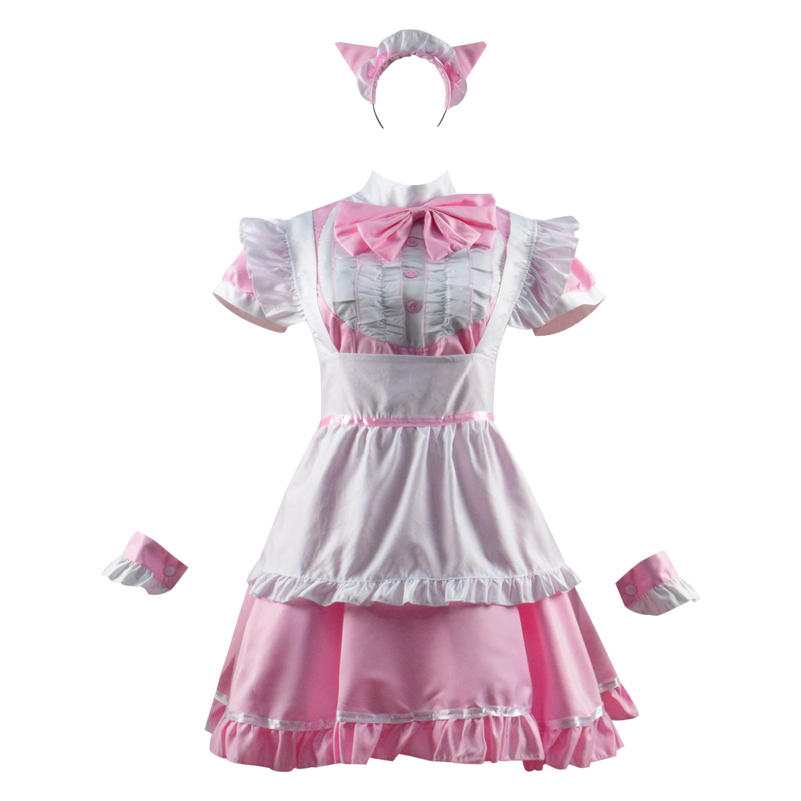 Buy Women's French Maid Lolita Dress Cat Maid Outfit Cosplay with Ear