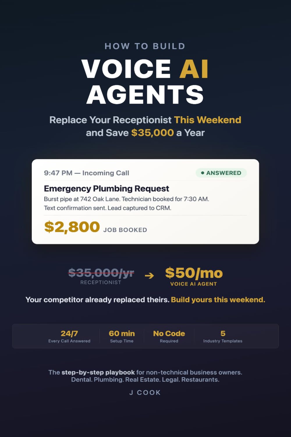 How to Build Voice AI Agents: Replace Your Receptionist This Weekend and Save $35,000 a Year