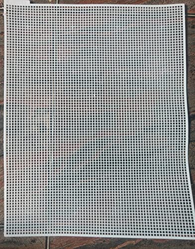 MAF Cross Stitch Canvas Sheet,Purse Net Pack of 1 (32.5x25.5 cm) 25 Piece for Embroidery, Sewing,Fish breeding Net, Orchid Cone Planter net, Mat for Fridge, Dining Table Mat 2