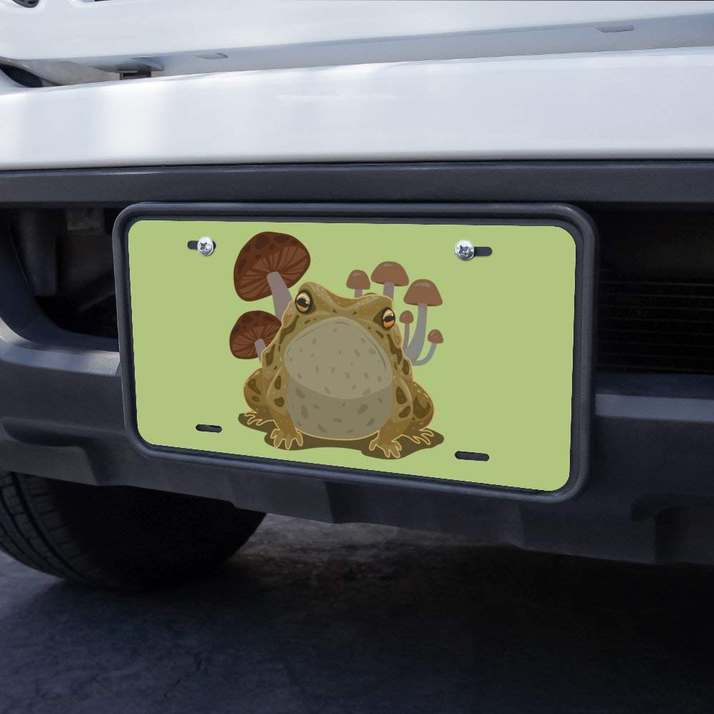 GRAPHICS & MORE - Targa Pubblicitaria In Metallo Con Design Funghi - Resistente Ai Raggi UV, Alluminio 15,2x30,5 Cm - Fori Di Montaggio Standard USA - 5