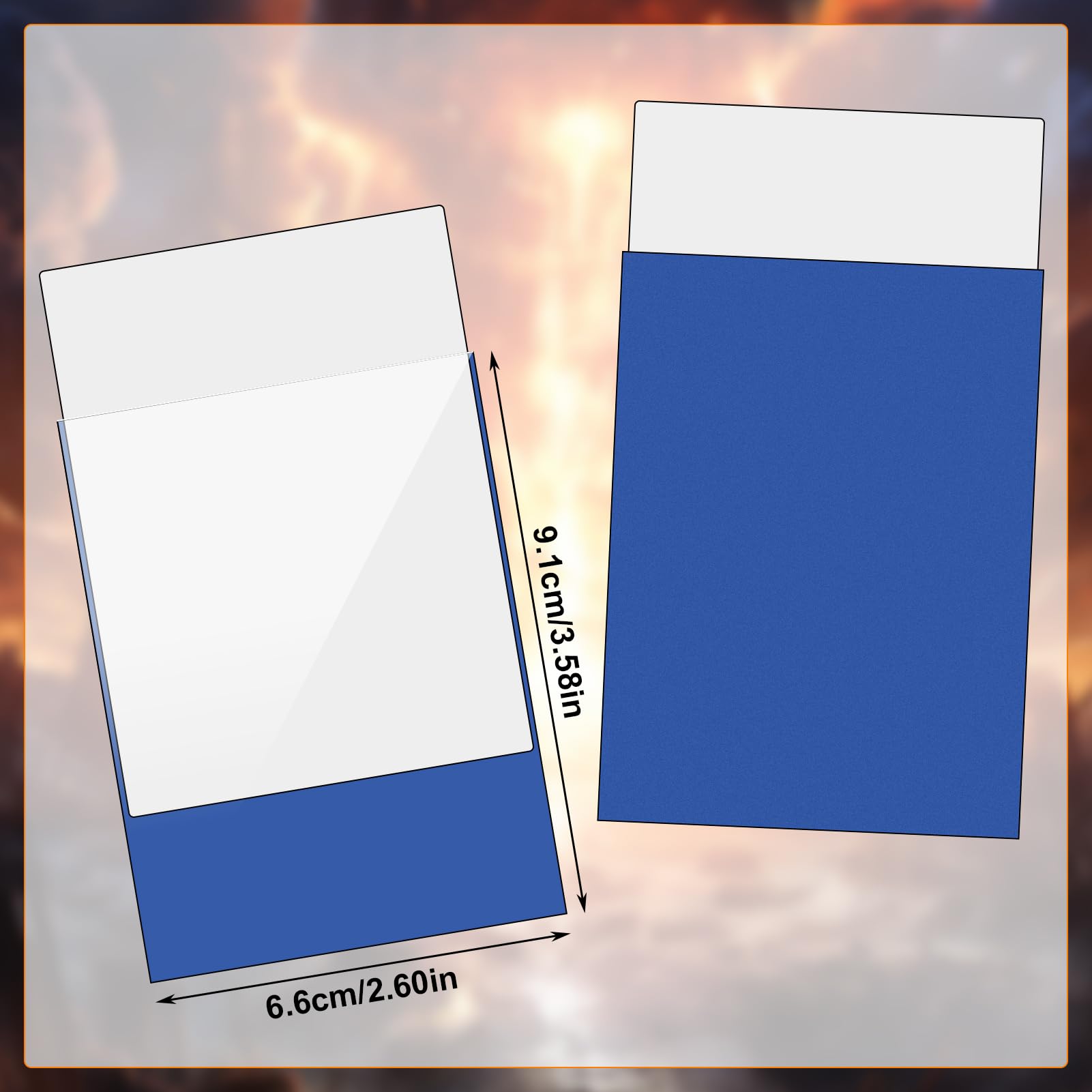300Pcs Soft Card Sleeves - Image 2