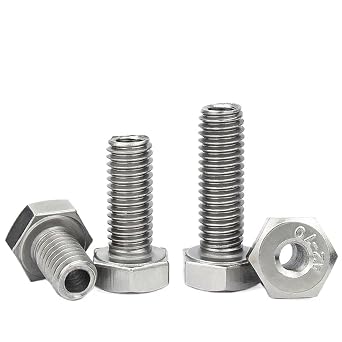5 Sets M4 M5 M6 M8 M10 M12 M14 M16 M20 304 Stainless Steel Outer Hexagon Hollow Screw Hollow Bolt Mask Machine Through Hole ScrewM16x60
