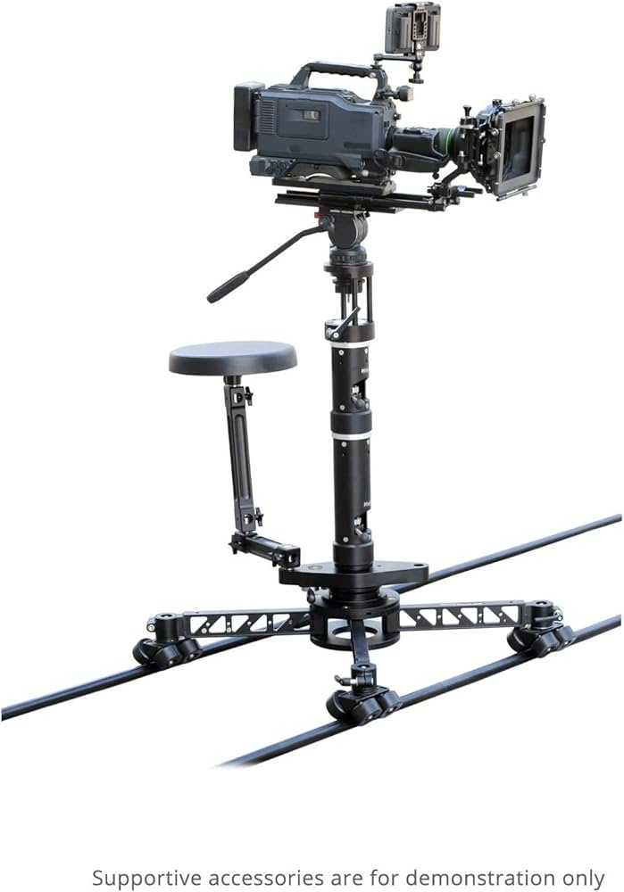 (未使用･未開封品)　Proaim Heavy Dutyポータブル16?ft Straight Professionalアルミニウム三脚ドリーレールトラックシステムfor DSLRビデオビデオカメラ+キャリーバ qdkdu57 Proaim 16ft Heavy Duty Track for Film/Studio Video Camera