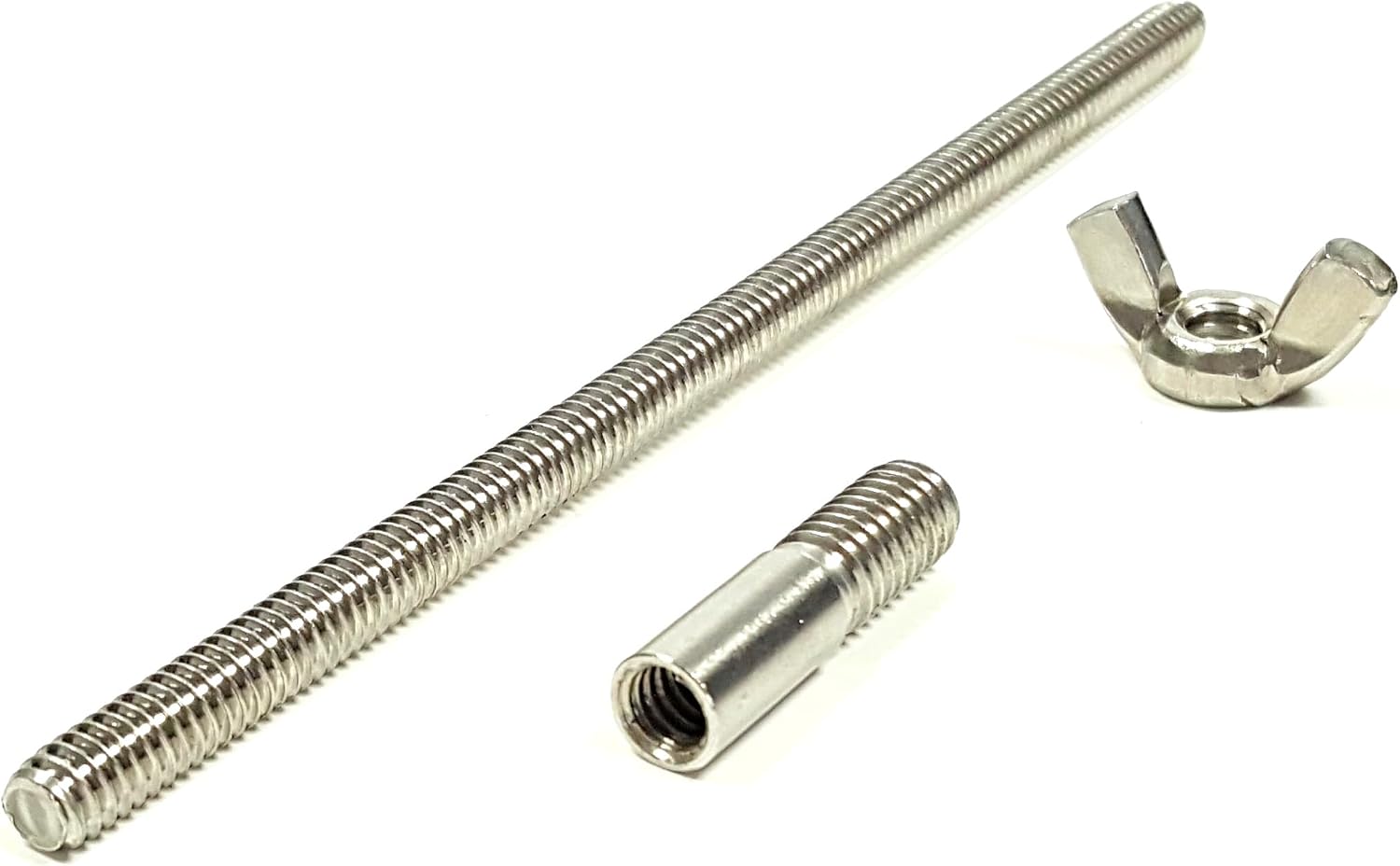 4" x 1/4-20 Air Cleaner Stud Wing Nut For Holley Edelbrock Carburetor SBC BBC