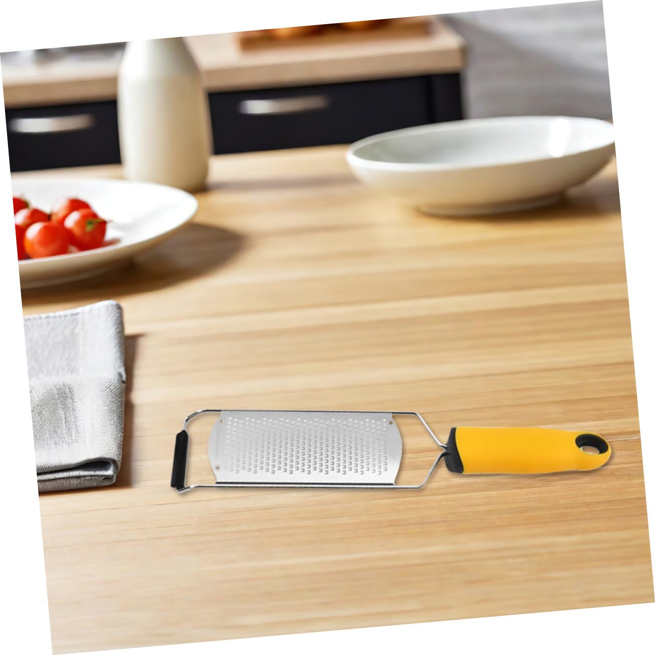 Healifty 4 Piezas Rallador de Cocina de Acero Inoxidable con Mango Ergonómico Rallador Manual Multifuncional para Queso Cítricos Verduras y Chocolate Fácil de Limpiar Herramienta Resistente