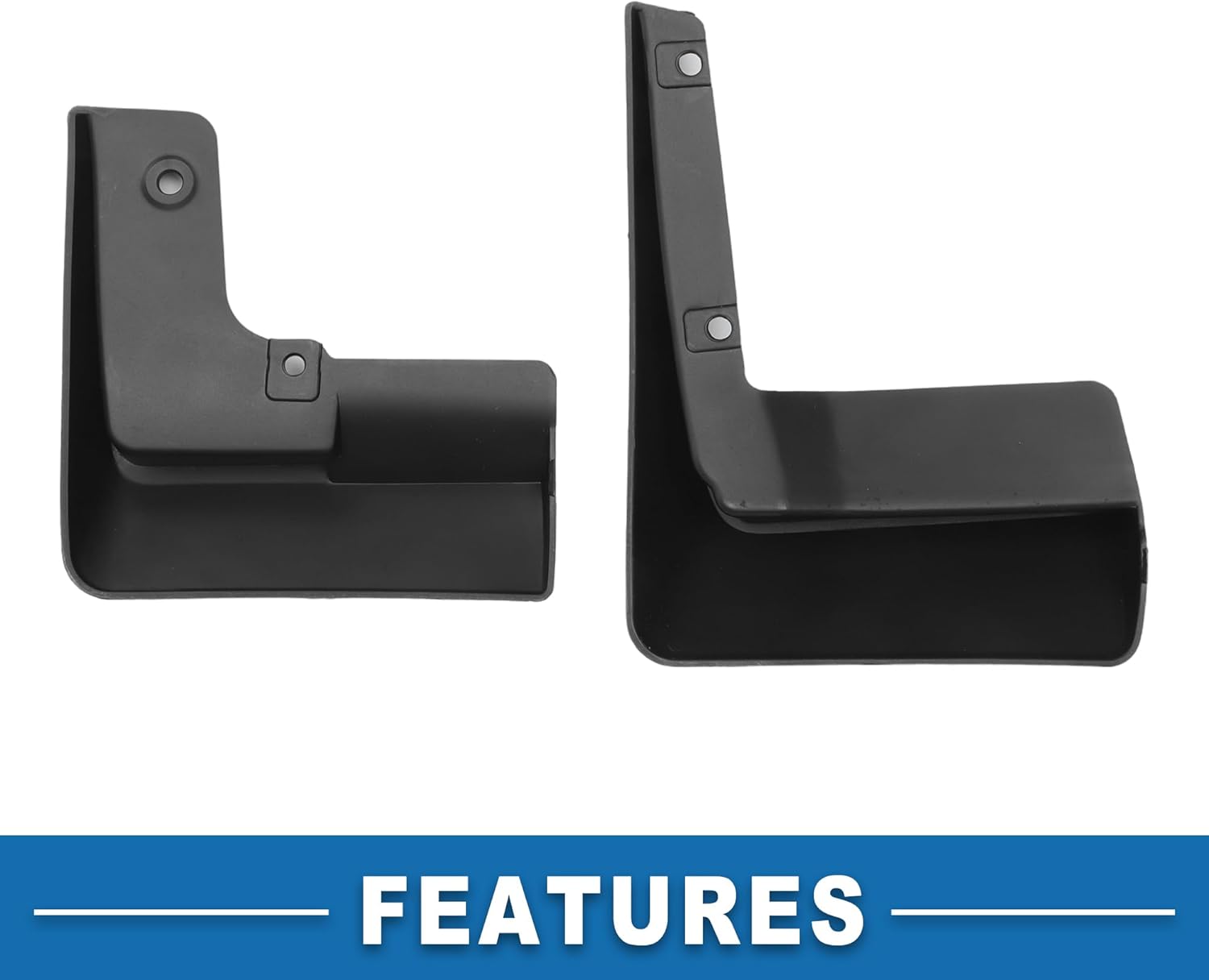 Mud Flap Splash Guard with Mount Accessories Front & Rear Side Mud Guard for Toyota Prius Hatchback 2010-2015 (Set of 4)