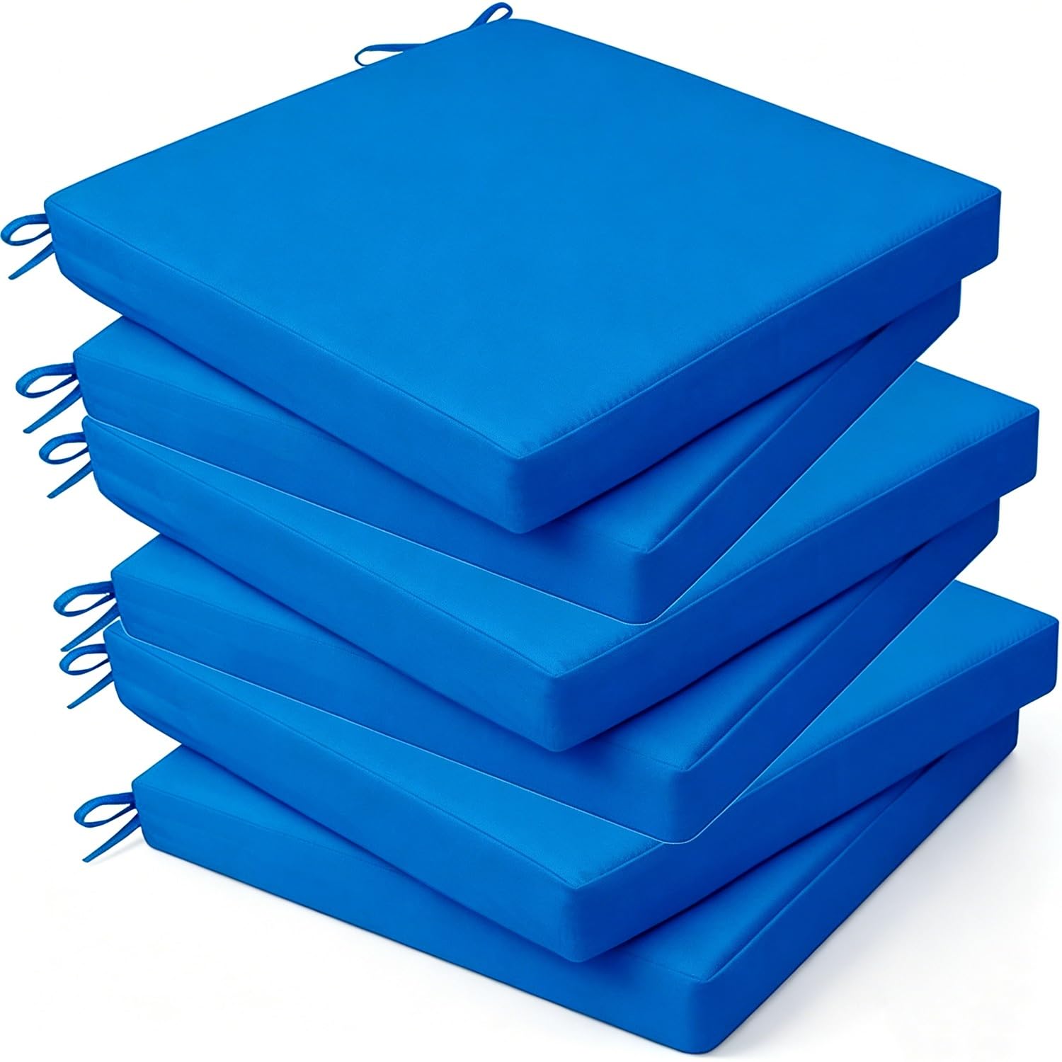 Coussin de chaise jardin imperméable 45x45cm lot de 6 pièces couleur 3 pour extérieur et salon