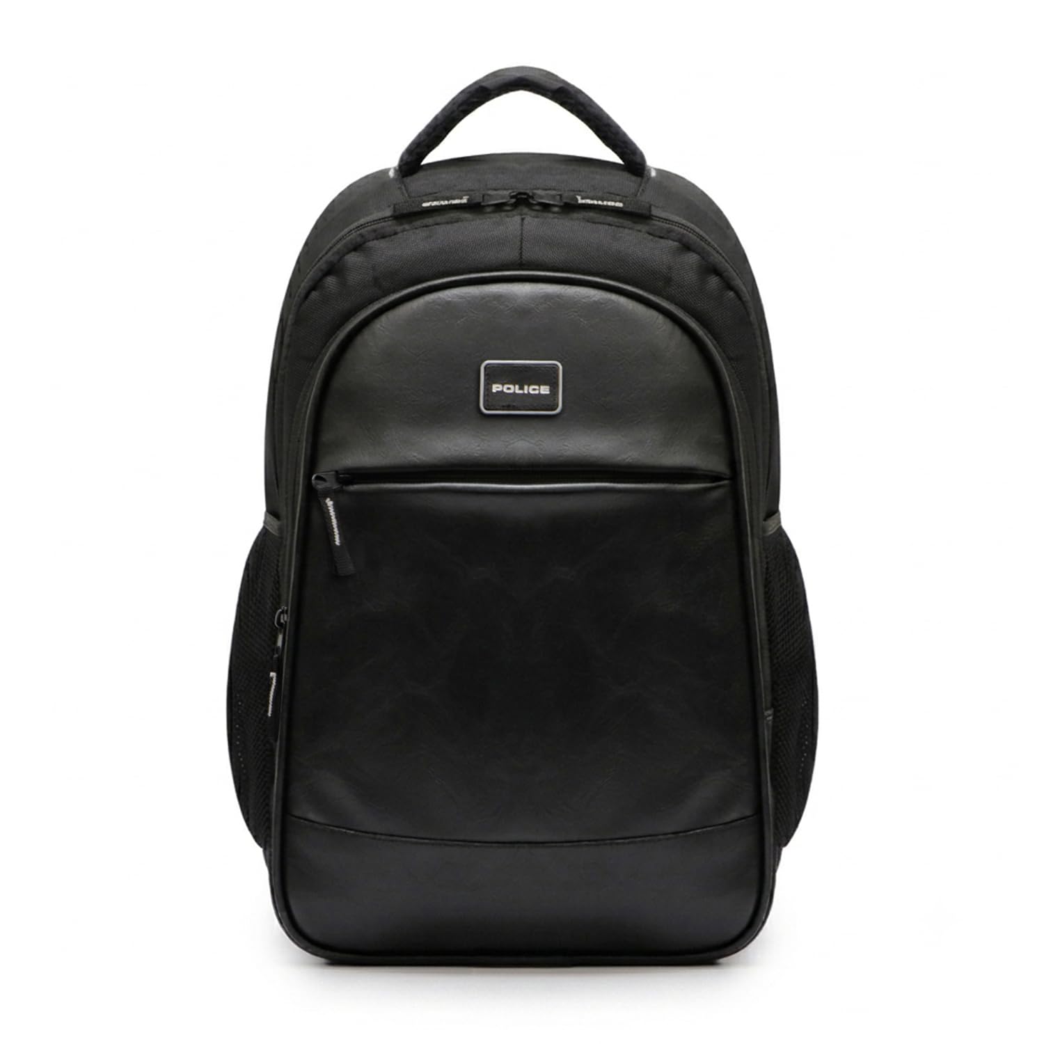 police Premium Office & Travel Laptop Backpack | Spacious Dual Compartment, Front Organizer Pocket & Comfortable Adjustable Shoulder Straps | Black-picture-25