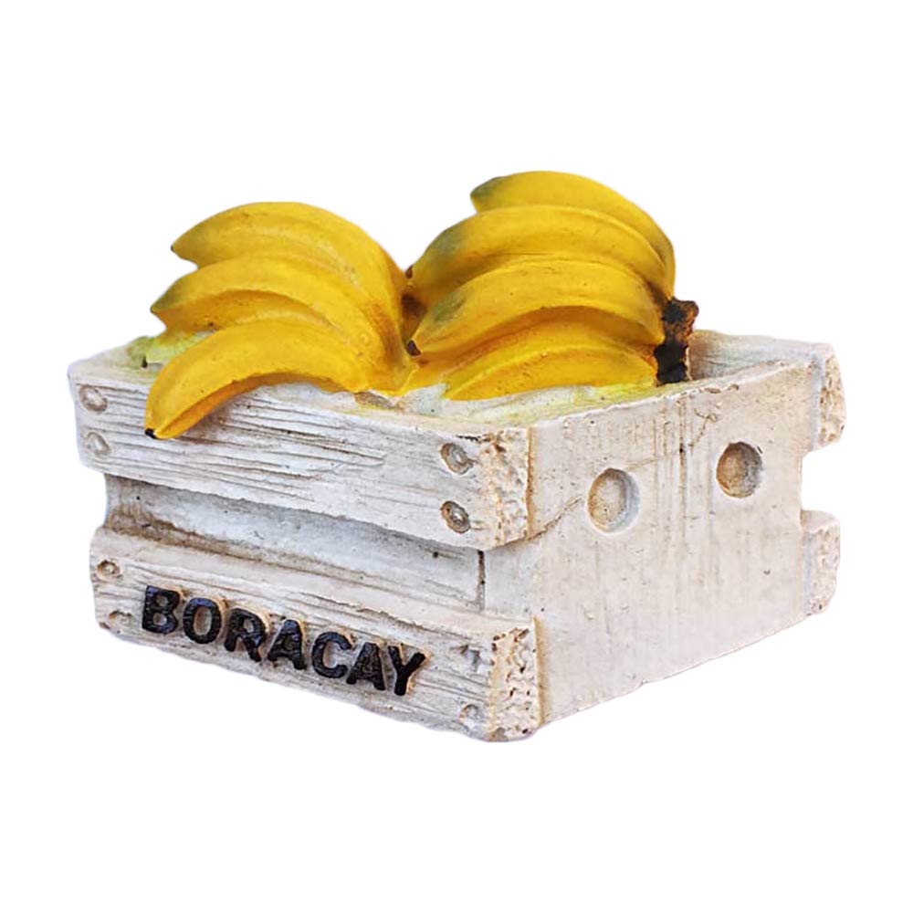 Wedare Magnet Souvenir Boracay Philippines 3D Banana Fridge Tourist Travel Sticker,Philippines Refrigerator ,Home and Kitchen Decoration Collection from China