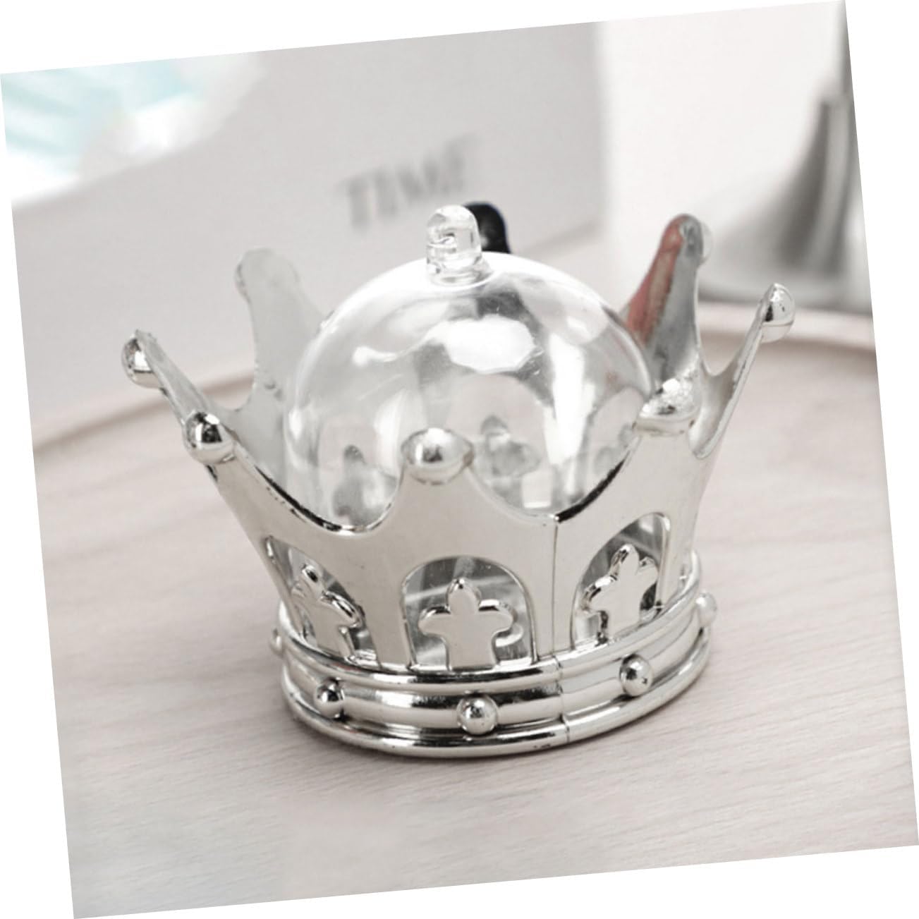 Plastic Decorative Jar Small Cookie Container Lidded Candy Box for Wedding Birthday Party Party Favors Holder