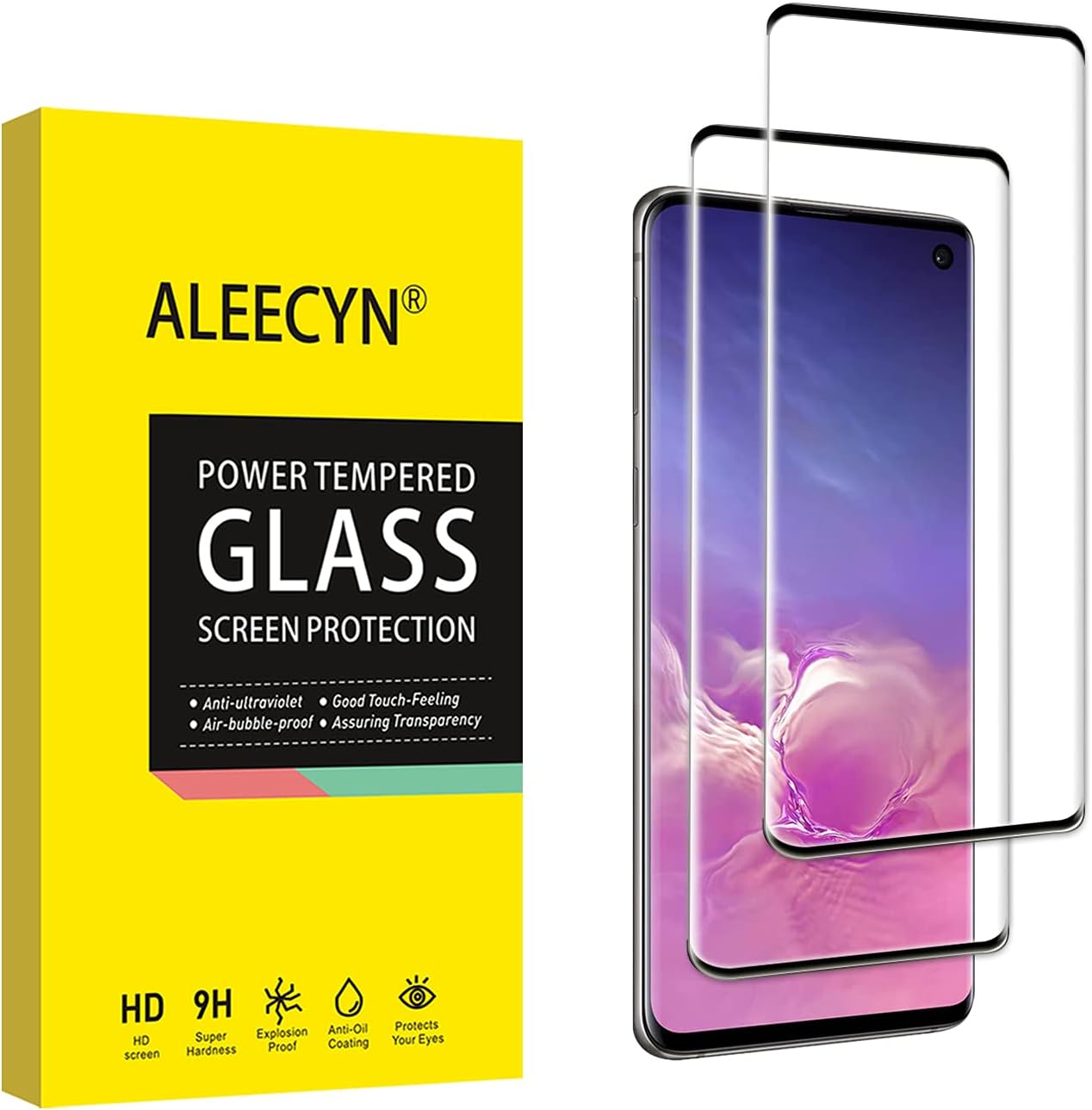 (2 Pack) Compatible for Samsung Galaxy S10 Screen Protector