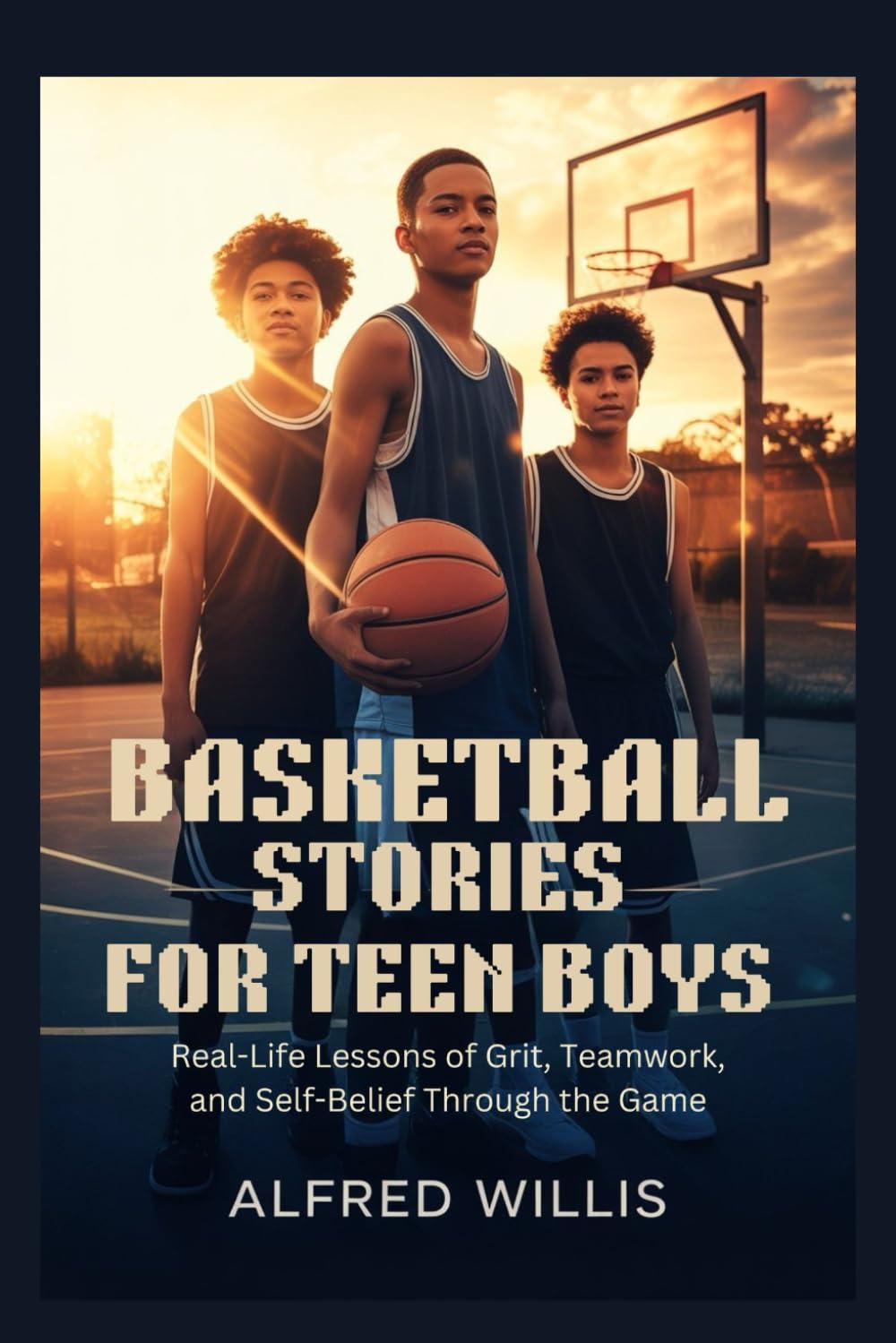 BASKETBALL STORIES FOR TEEN BOYS: Real-Life Lessons of Grit, Teamwork, and Self-Belief Through the Game