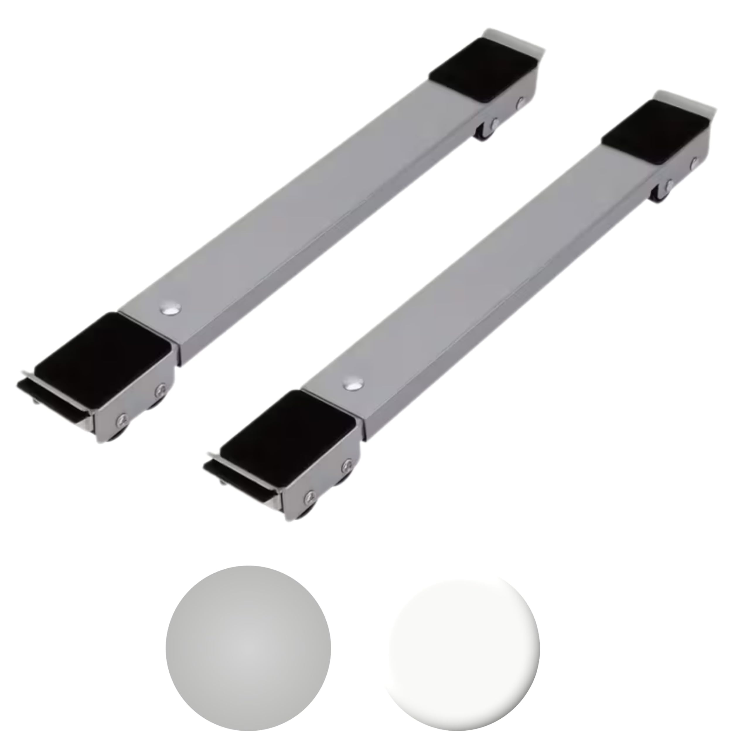YASTA Supporto Lavatrice Frigorifero Asciugatrice Carrello Con Ruote Elettrodomestici Base Sposta Mobili Pulizie Difficili Regolabile DA 43 a 69 cm con Freni Antivibrazione Peso Massimo 200 Kg